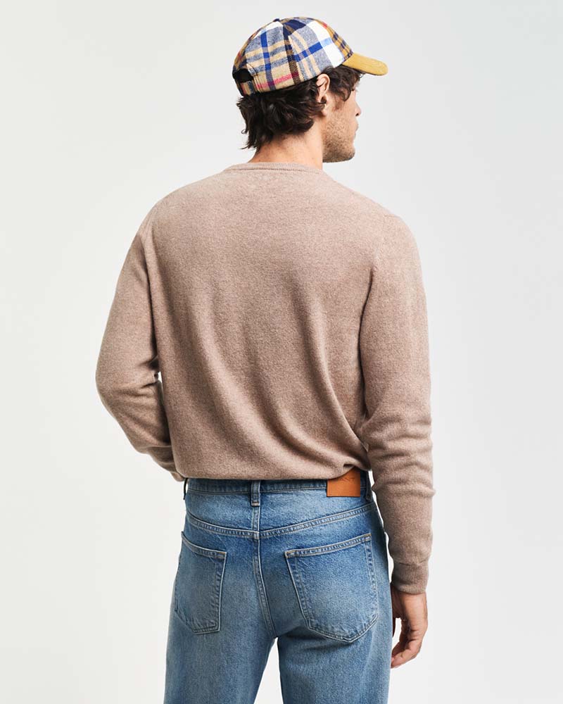 Gant Clothing Superfine Lambswool Crew Neck Sweater