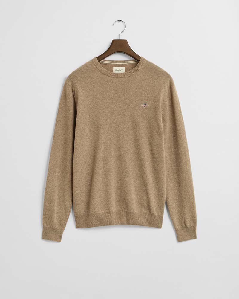 Gant Clothing Superfine Lambswool Crew Neck Sweater
