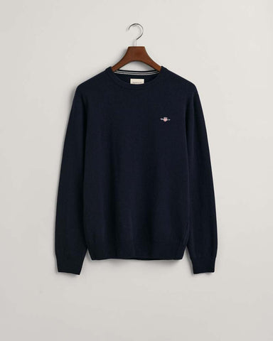 Gant Lambswool Crew Neck Sweater