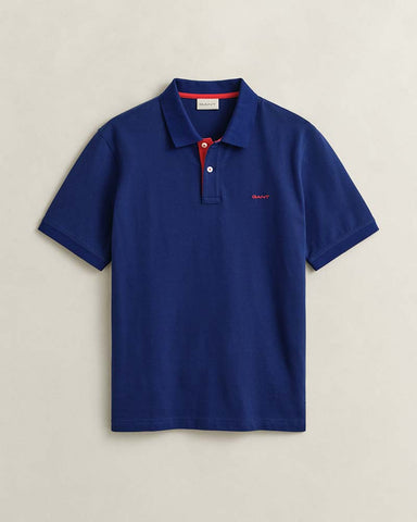 Gant Clothing Regular Fit Contrast Piqué Polo Shirt
