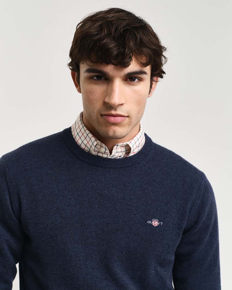 Gant Clothing Superfine Lambswool Crew Neck