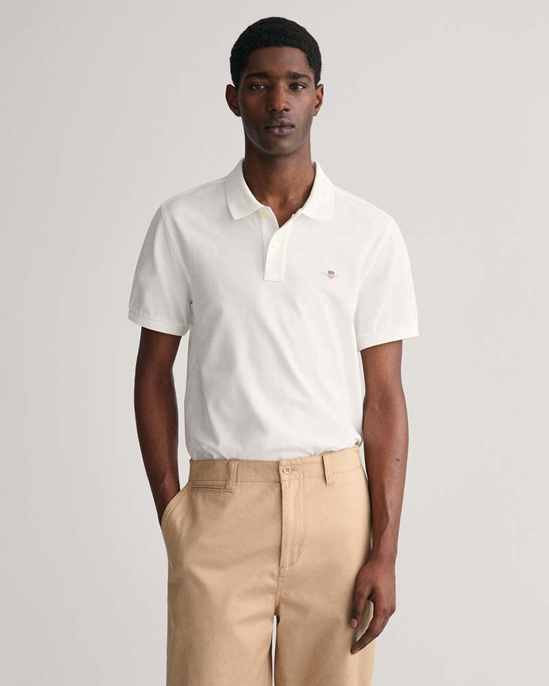 Gant Regular Fit Shield Piqué Polo Shirt