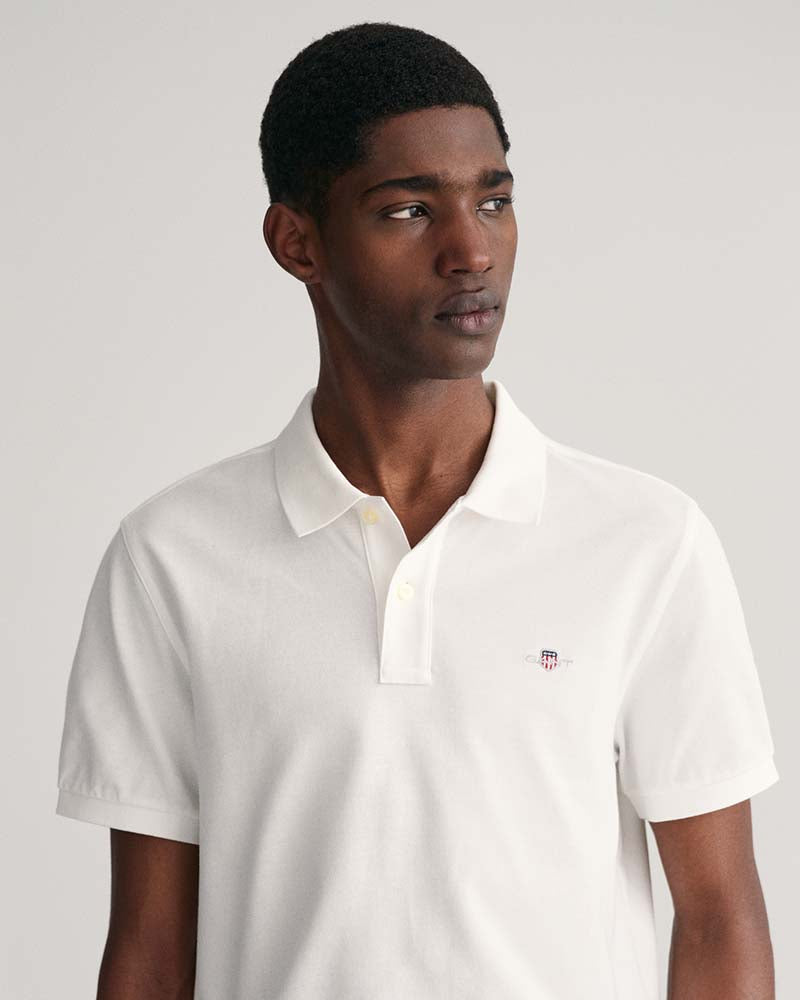 Gant Regular Fit Shield Piqué Polo Shirt