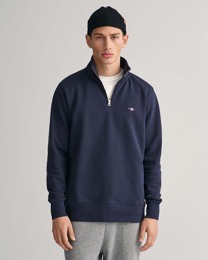 Gant Shield Half-Zip Sweatshirt