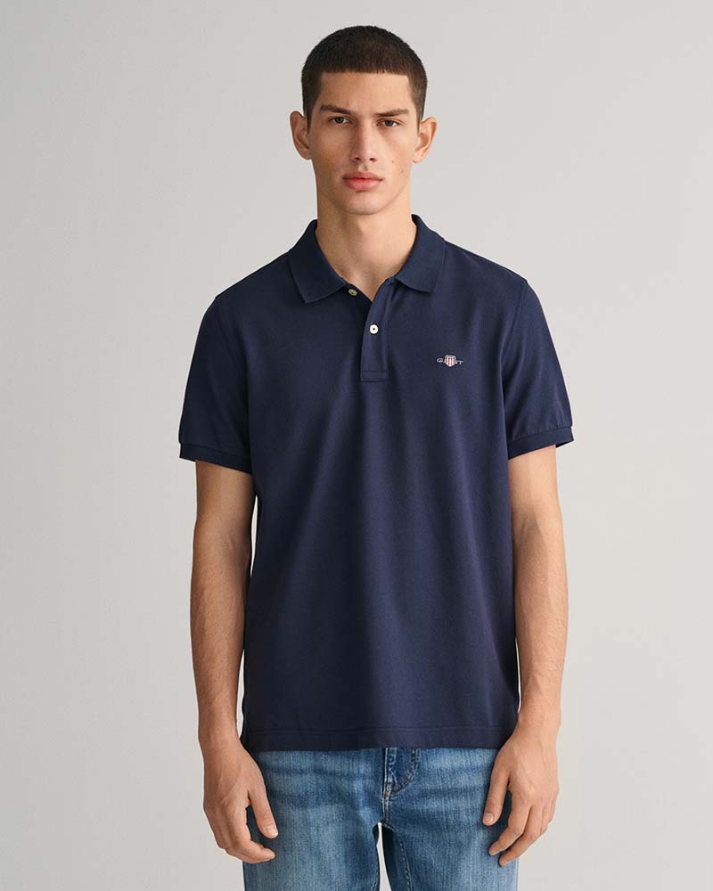 Gant Regular Fit Shield Piqué Polo Shirt