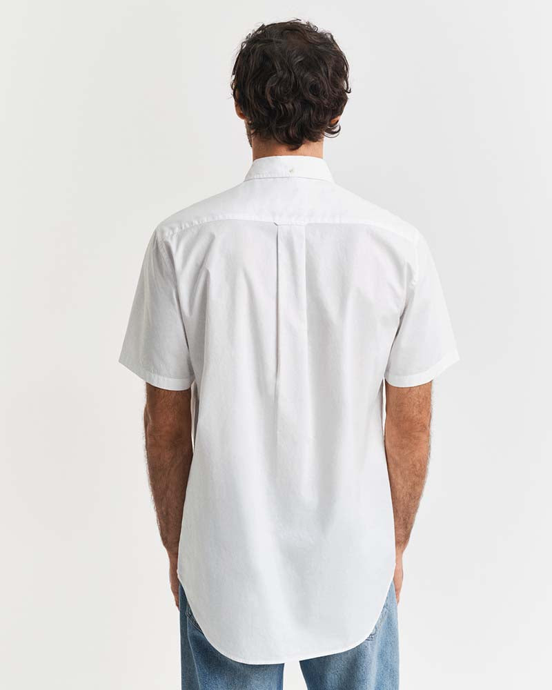 Gant Clothing Regular Fit Classic Poplin Short Sleeve Shirt