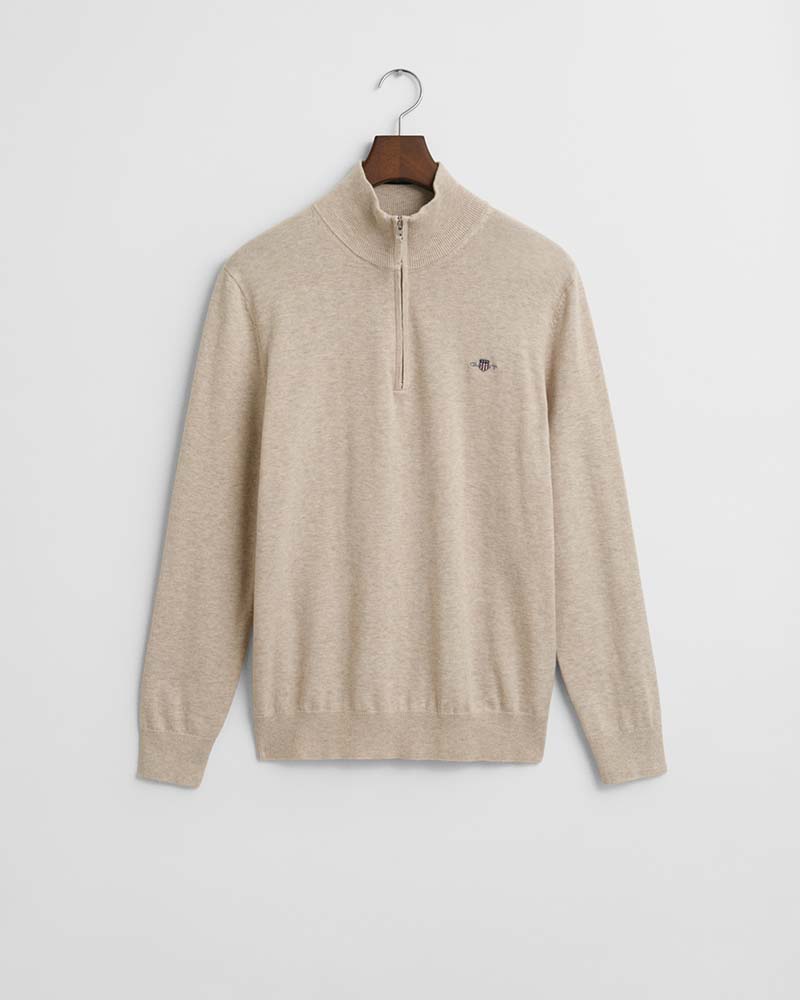 Gant Classic Cotton Half-Zip Sweater