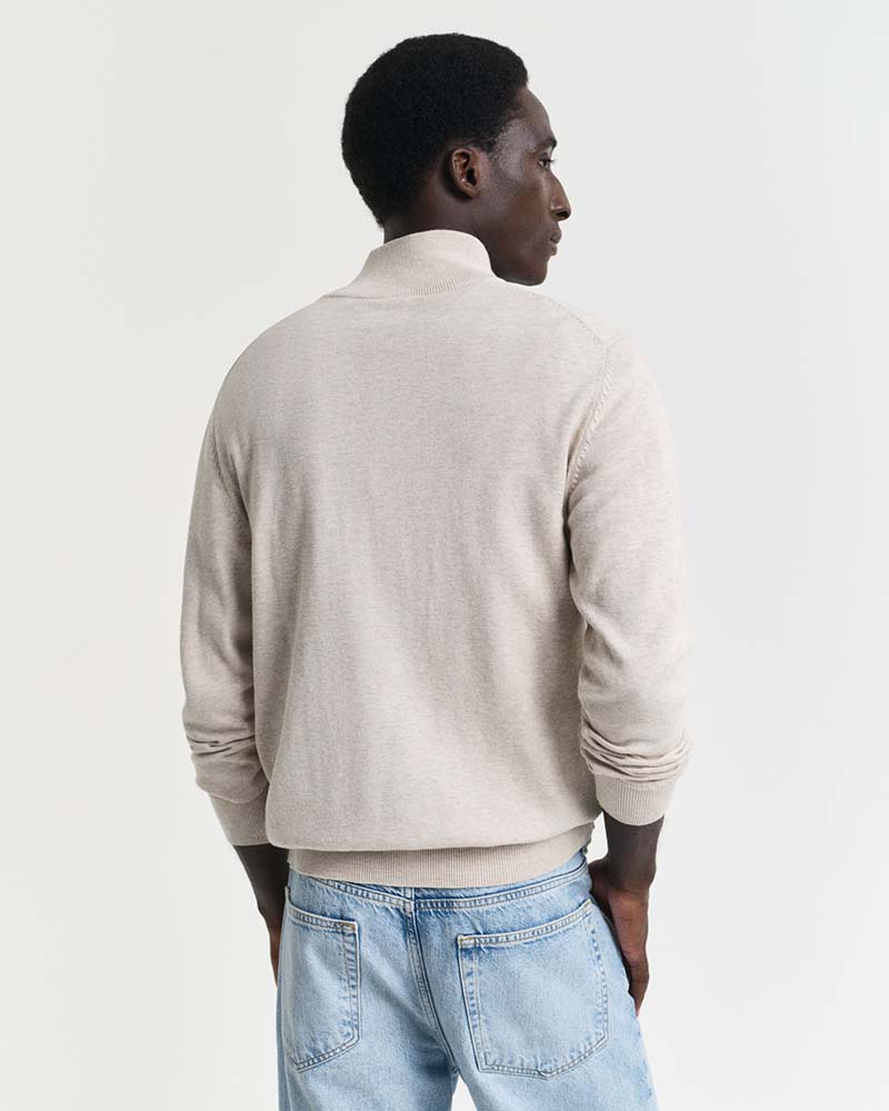 Gant Classic Cotton Half-Zip Sweater