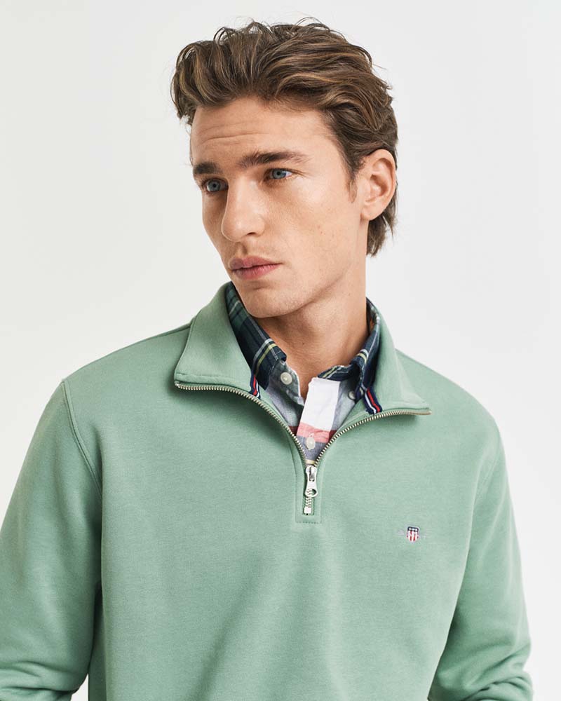 Gant Shield Half-Zip Sweatshirt