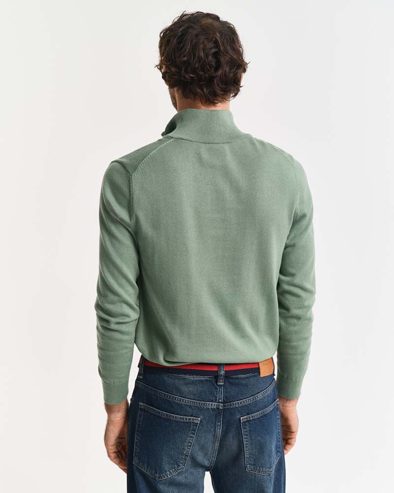 Gant Classic Cotton Half-Zip Sweater