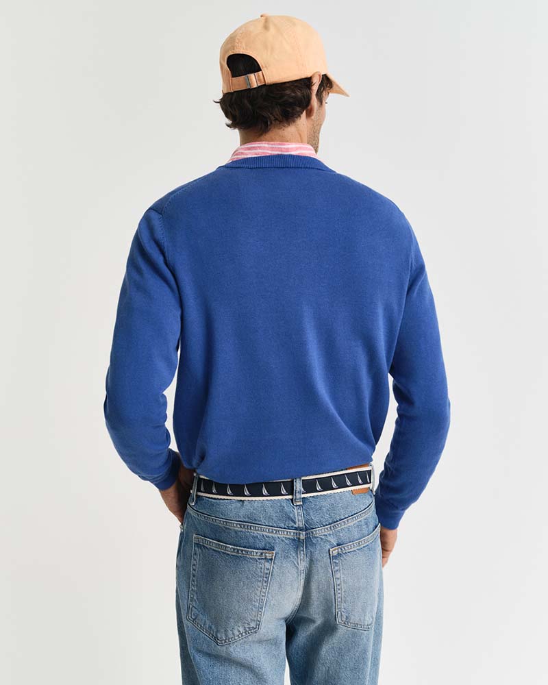 Gant Classic Cotton Crew Neck Sweater