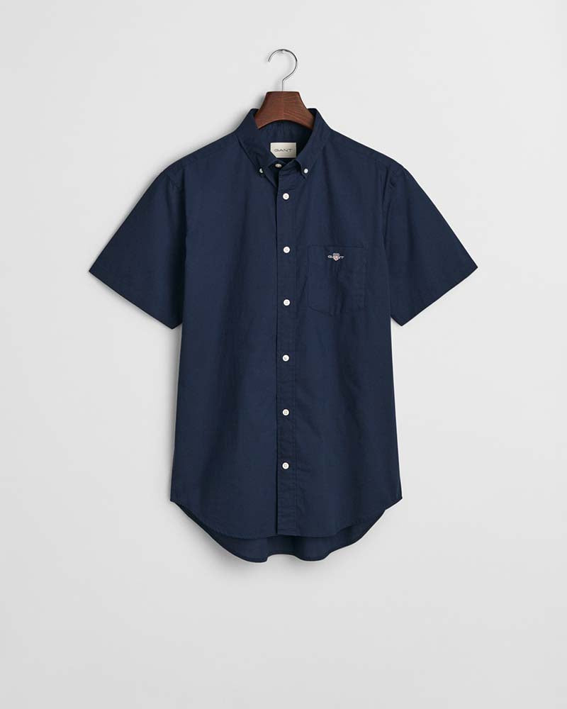 Gant Regular Fir Classic Poplin Short Sleeve Shirt