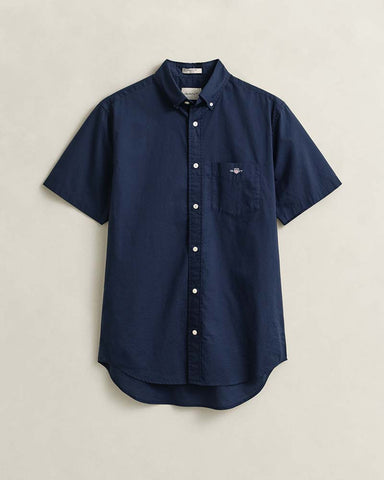 Gant Clothing Regular Fit Poplin Short Sleeve Shirt