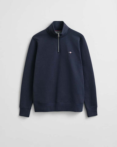Gant Clothing Regular Shield Half Zip Sweatshirt