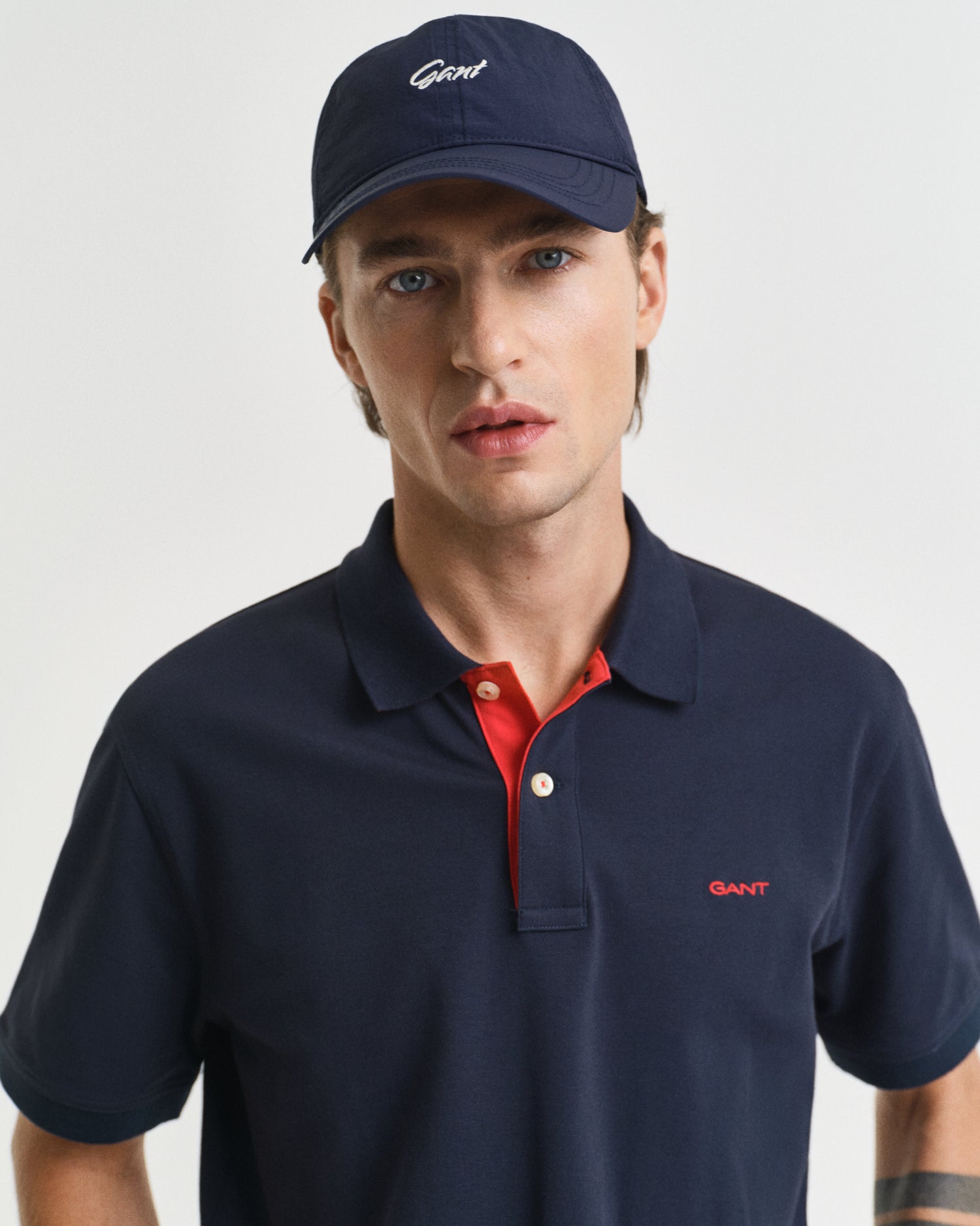 Gant Clothing Contrast Piqué Polo Shirt
