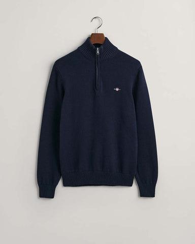 Gant Clothing Casual Cotton Half-Zip Sweater