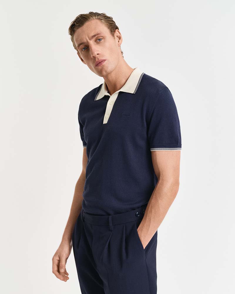 Gant Modal Blend Short Sleeve Polo