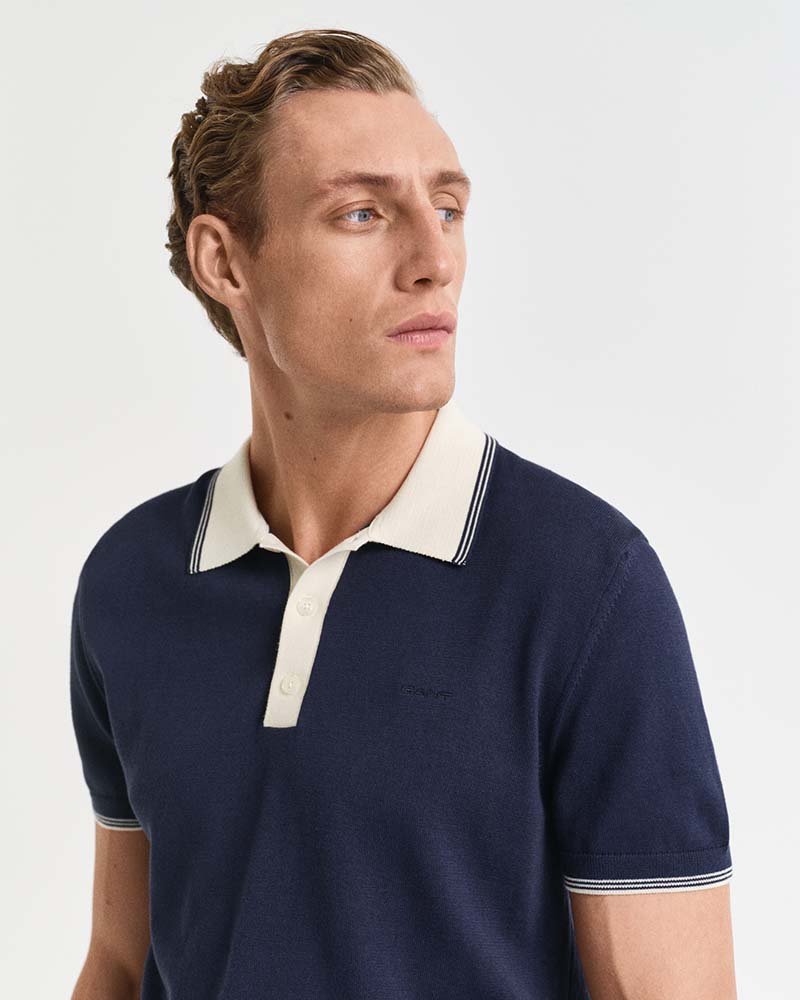 Gant Modal Blend Short Sleeve Polo