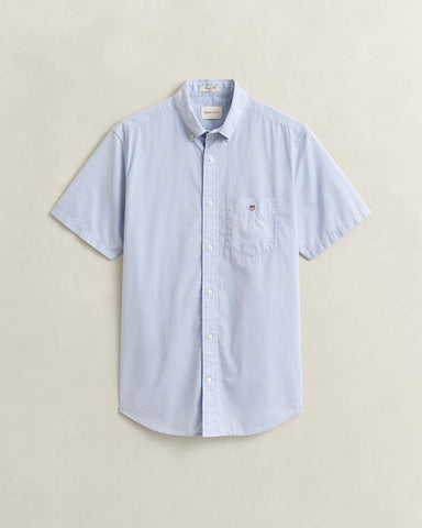 Gant Clothing Regular Fit Poplin Short Sleeve Shirt