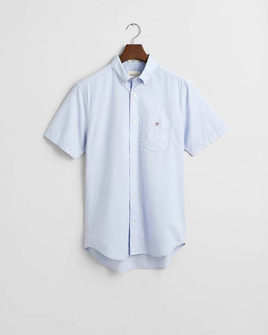 Gant Clothing Regular Fit Classic Poplin Short Sleeve Shirt