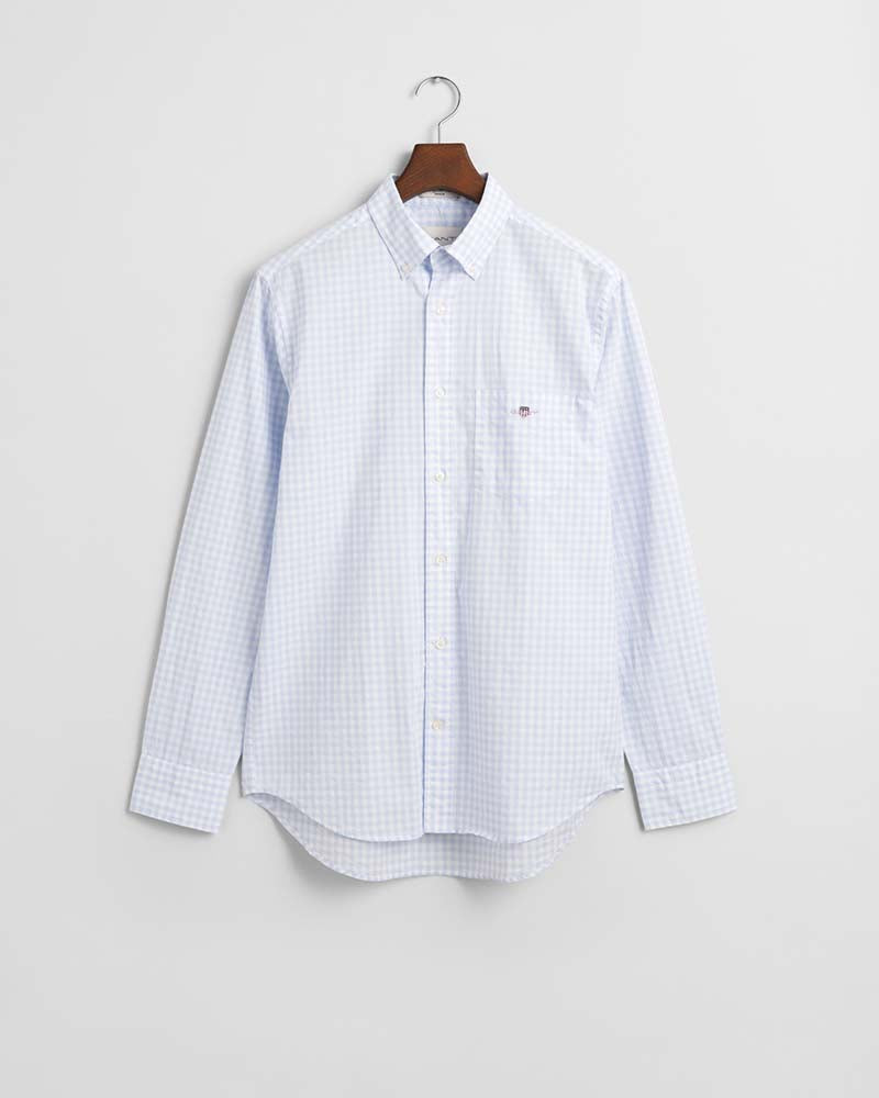Gant Clothing Regular Fit Classic Gingham Poplin Shirt