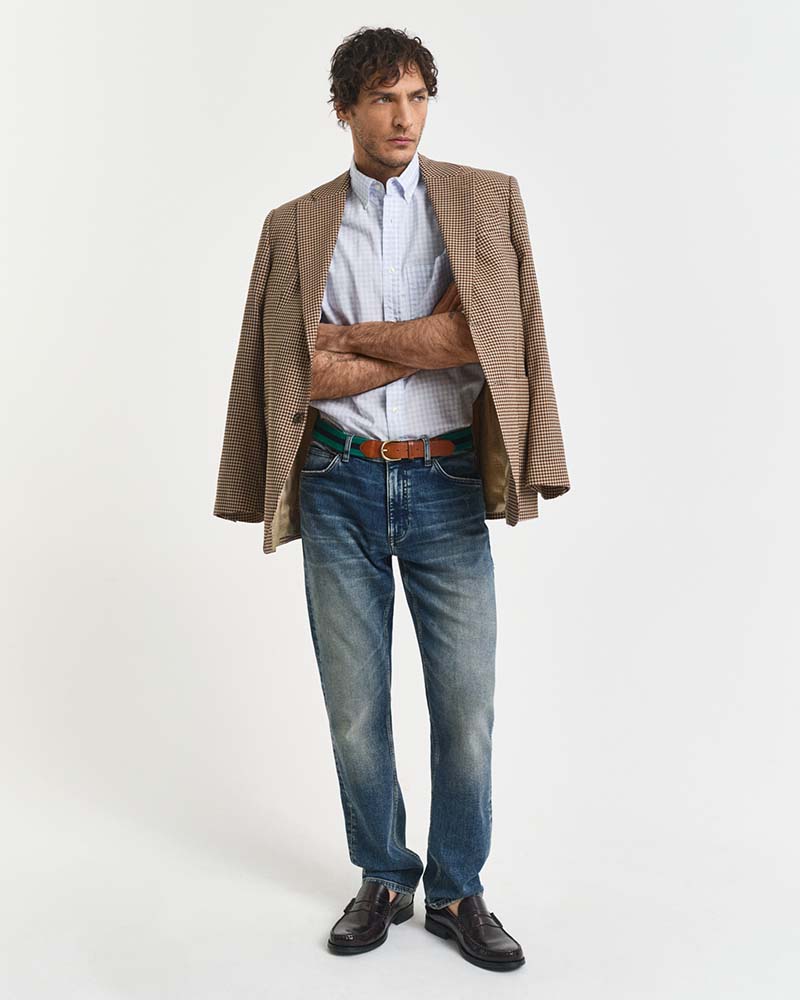 Gant Clothing Regular Fit Classic Gingham Poplin Shirt
