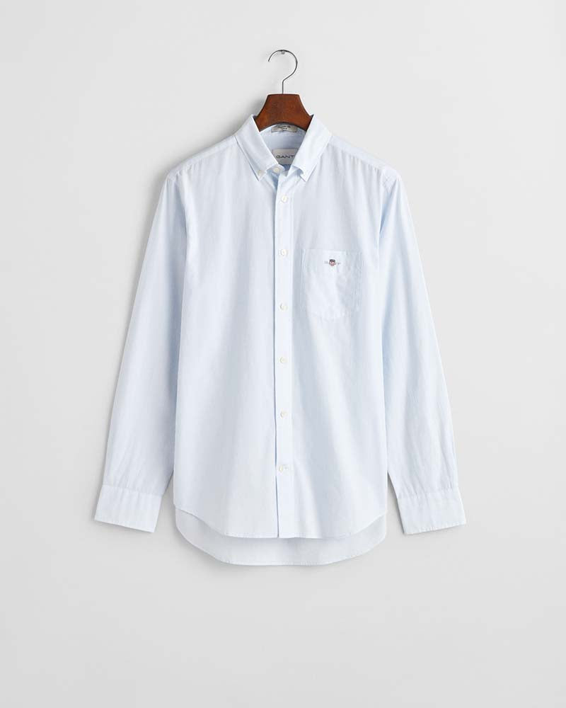 Gant Regular Fit Classic Banker Stripe Poplin Shirt