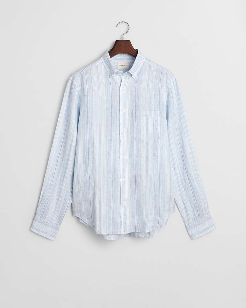 Gant Regular Fit Thin Striped Linen Shirt