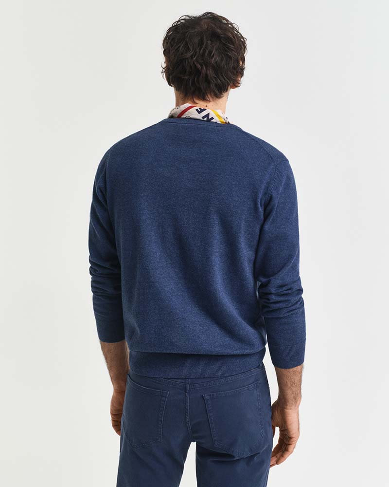 Gant Classic Cotton Crew Neck Sweater