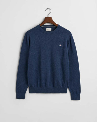 Gant Classic Cotton Crew Neck Sweater