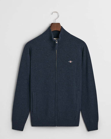 Gant Superfind Lambswool Zip Cardigan