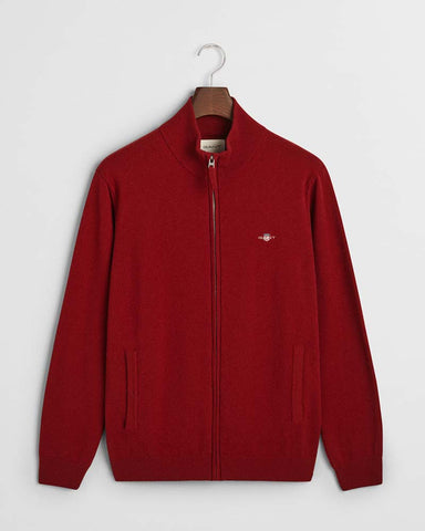 Gant Superfind Lambswool Zip Cardigan