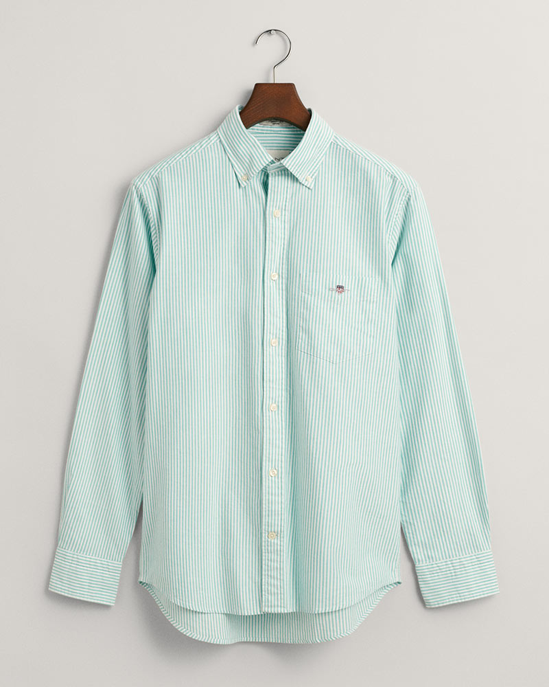 Gant Clothing Regular Fit Banker Stripe Oxford Shirt