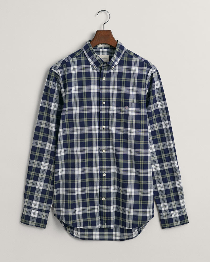 Gant Clothing Regular Fit Poplin Check Shirt