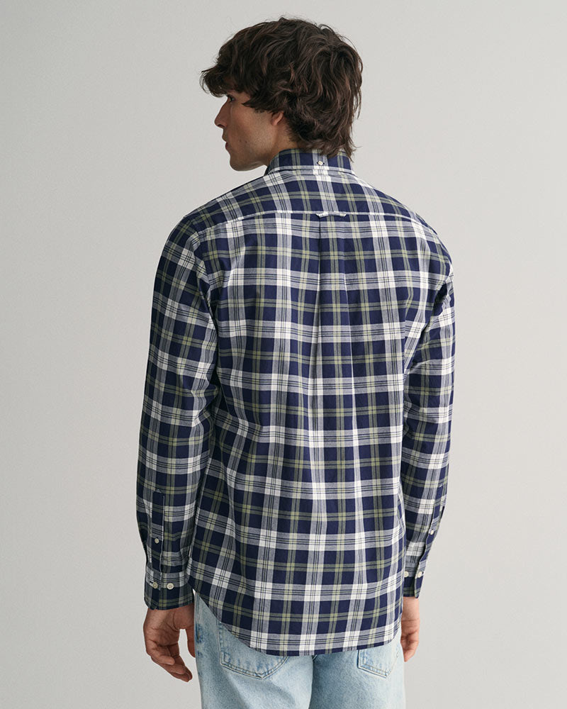 Gant Clothing Regular Fit Poplin Check Shirt