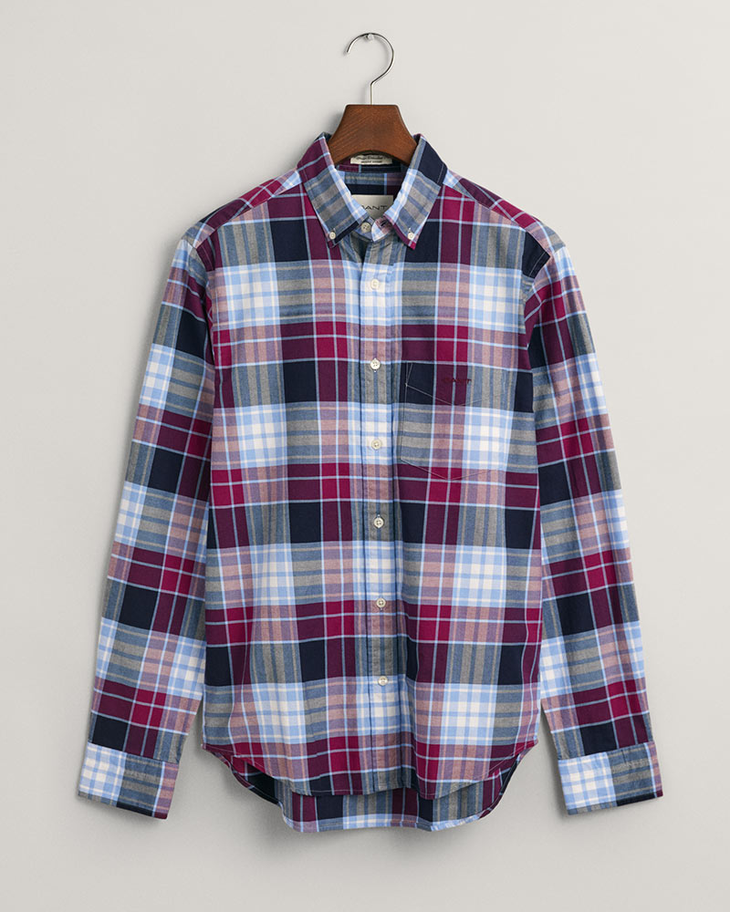 Gant Clothing Regular Fit Checked Archive Oxford Shirt