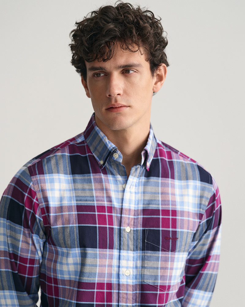 Gant Clothing Regular Fit Checked Archive Oxford Shirt