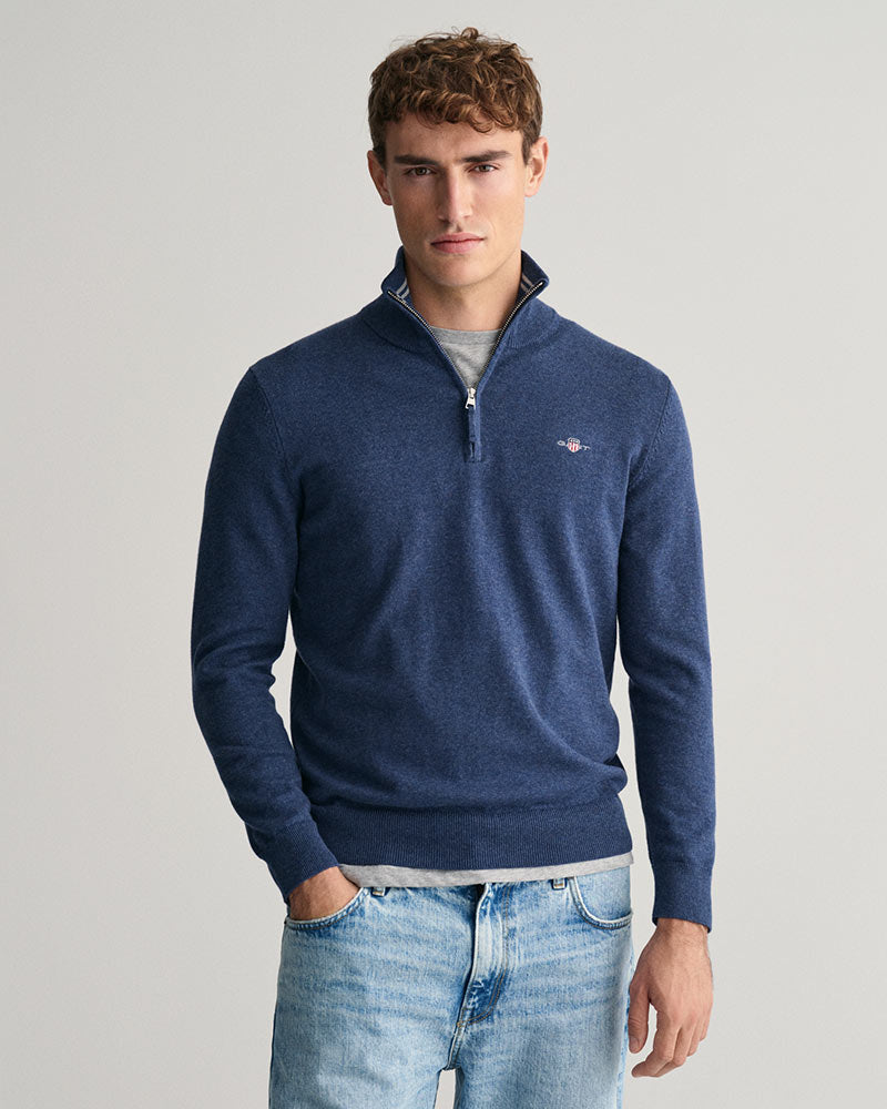 Gant Clothing Classic Cotton Half-Zip Sweater