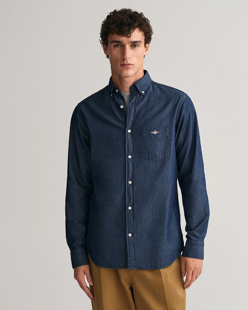 Gant Clothing Regular Fit Indigo Shirt