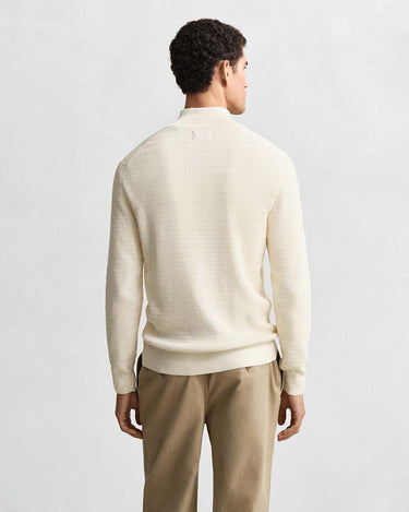 Gant Clothing Mini Cable Knit Half-Zip Sweater