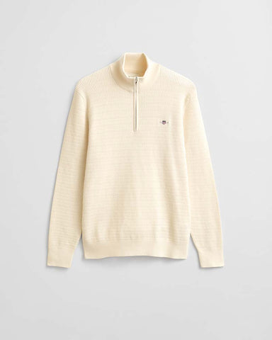 Gant Clothing Mini Cable Knit Half-Zip Sweater