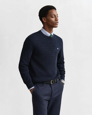 Gant Clothing Mini Cable Knit Crew Neck Sweater