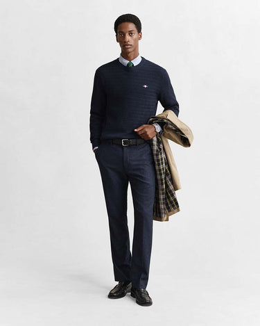 Gant Clothing Mini Cable Knit Crew Neck Sweater