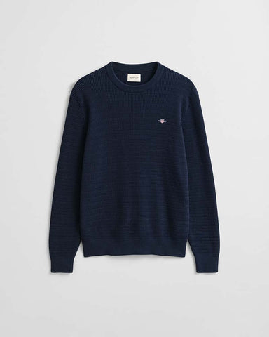 Gant Clothing Mini Cable Knit Crew Neck Sweater
