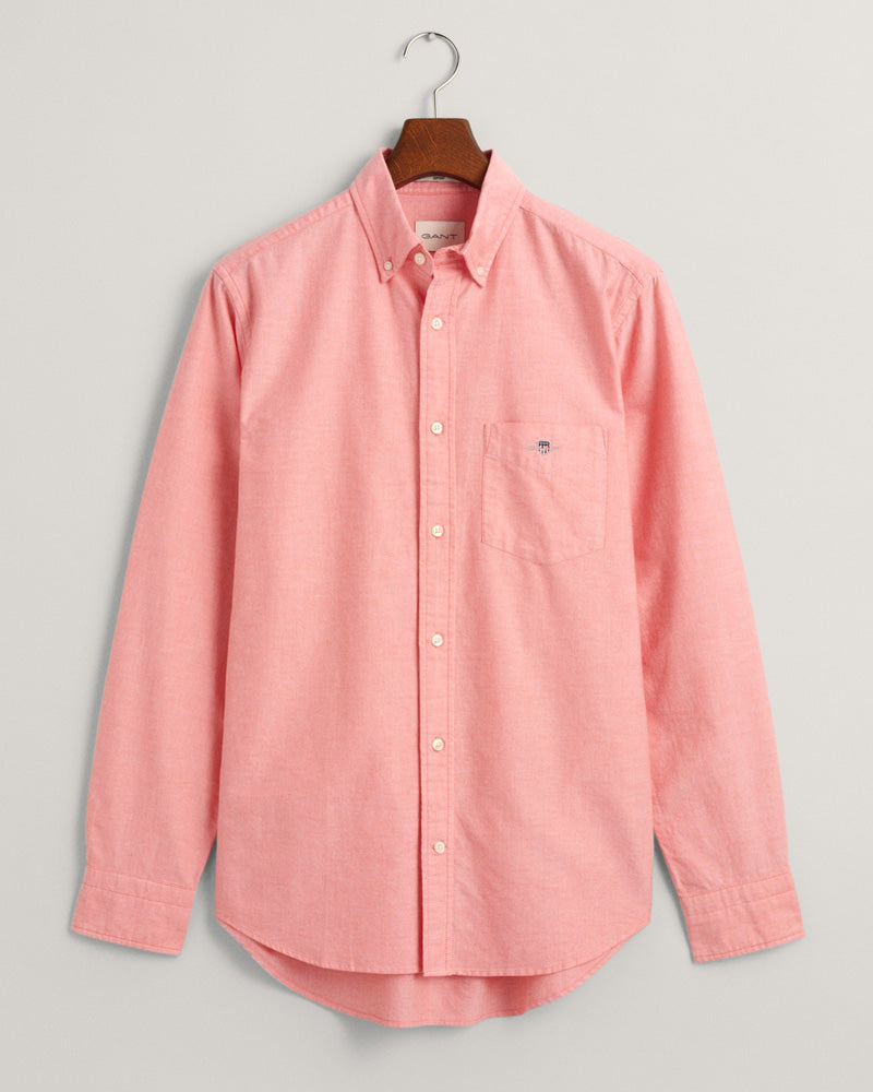 Gant Regular Fit Checked Cotton Linen Shirt