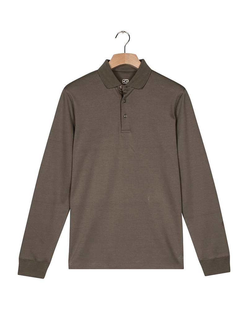 Giordano Landro Liquid Cotton Long sleeve Polo