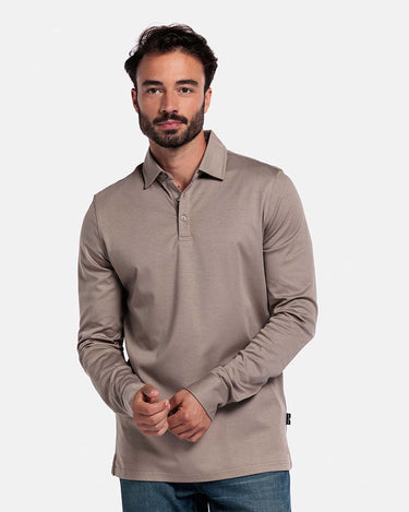 Giordano Landro Liquid Cotton Long sleeve Polo