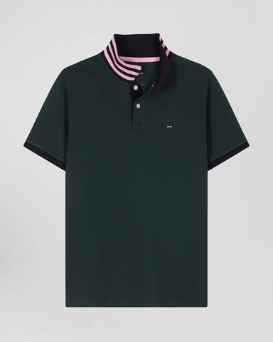 Eden Park Regular Short Sleeved Cotton Piqué Polo Shirt