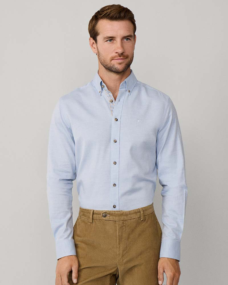 Hackett Tailored Fit Flannel Multi Trim
