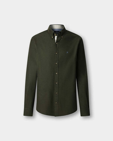Hackett Tailored Fit Flannel Multi Trim